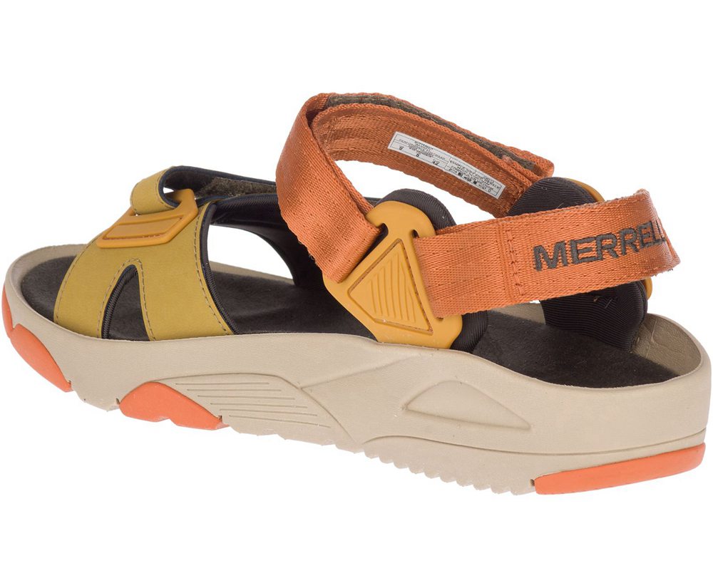 Merrell Sandaler Herre - Belize Convertible Web - Gul/Orange - BPA503619